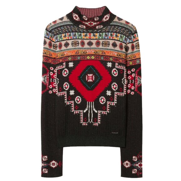 Desigual Turtleneck CONNY Pullover Sweater NWOT - Picture 4 of 15